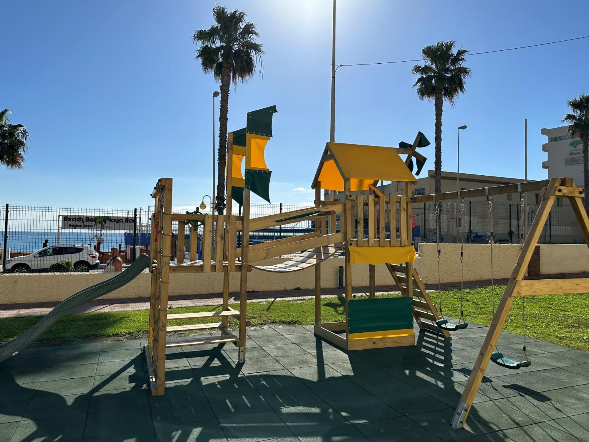 1 Paradise Of Benalmadena Costa Residencial Aloha Playa Vistas Al Mar, Front Beach Mini Duplex Екстериор снимка